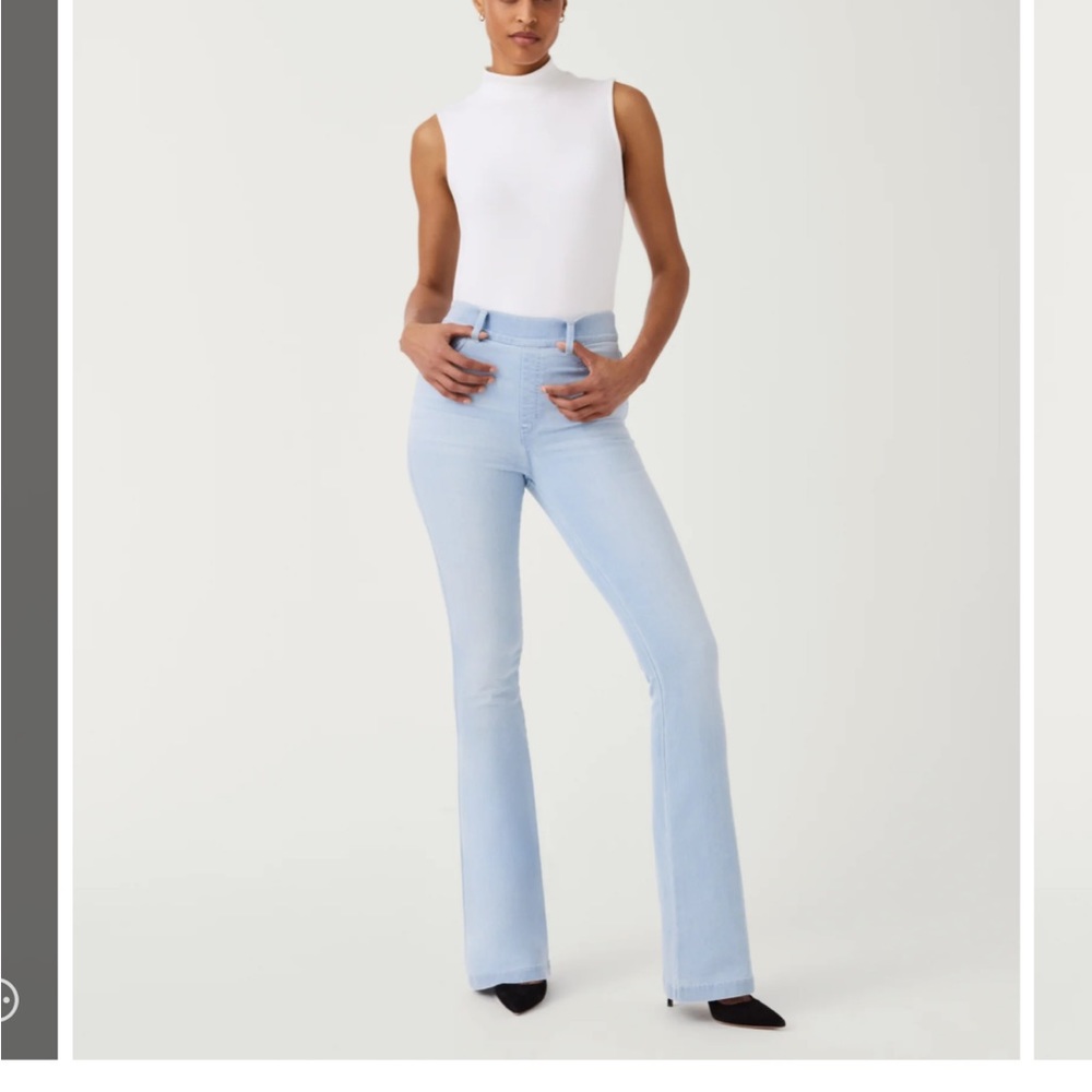 Worn Once Spanx Flare Jeans